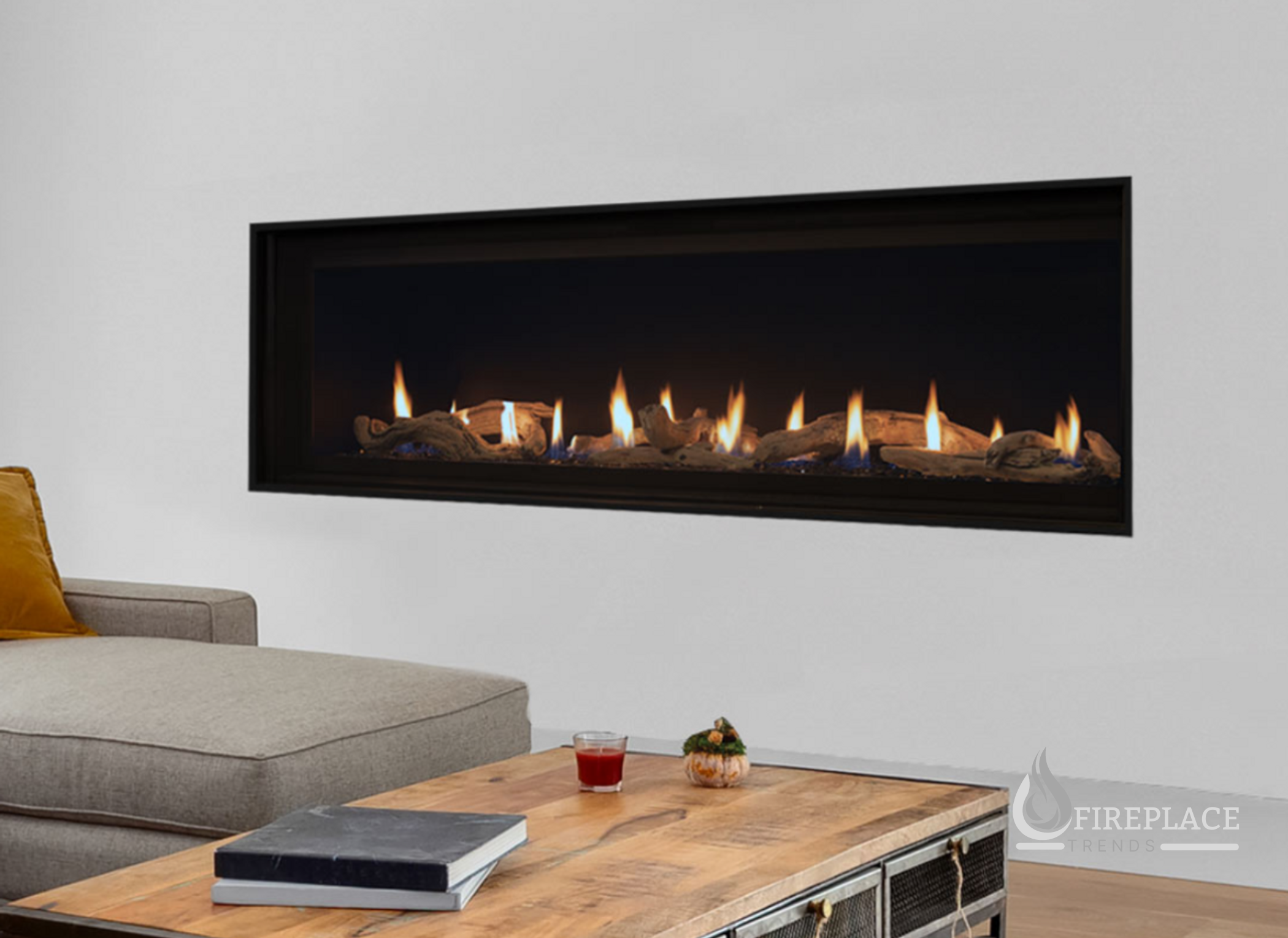 Superior - 48" - Electronic Ignition Direct Vent Linear Gas Fireplace - DRL 4000 Series