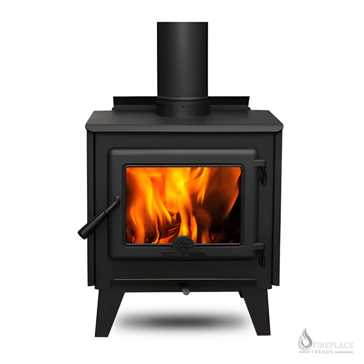 True North - TN10 - Modern Vented Freestanding Wood Stove