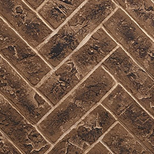 Majestic BRICK42MERTBH 42-Inch Tavern Brown Herringbone Brick Interior Panels