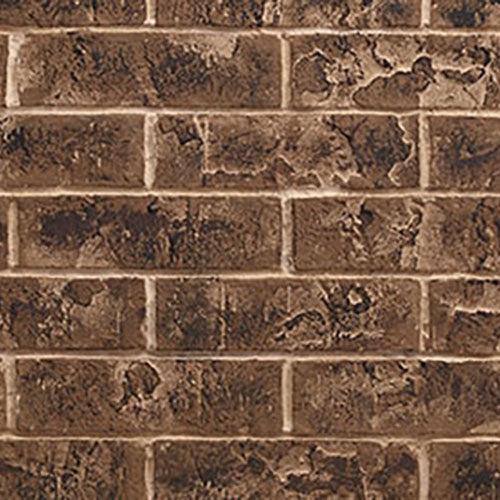 Majestic BRICK36TB 36-Inch Tavern Brown Traditional Brick Interior Panels