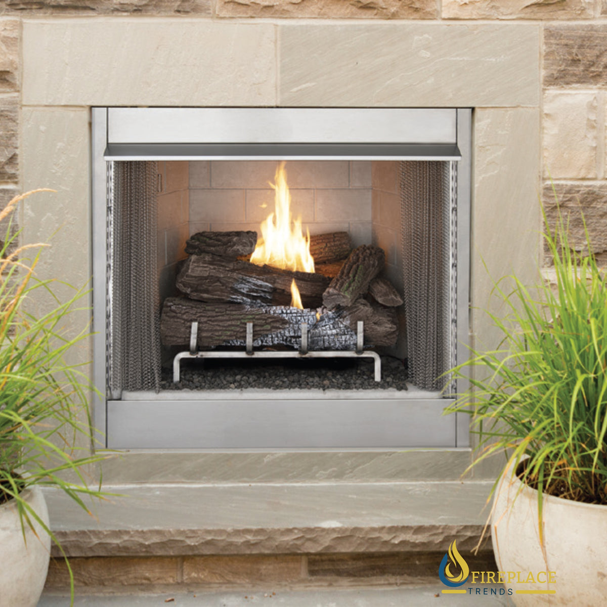 Superior - Outdoor - Vent-Free Gas Fireplace - 42" - VRE3242