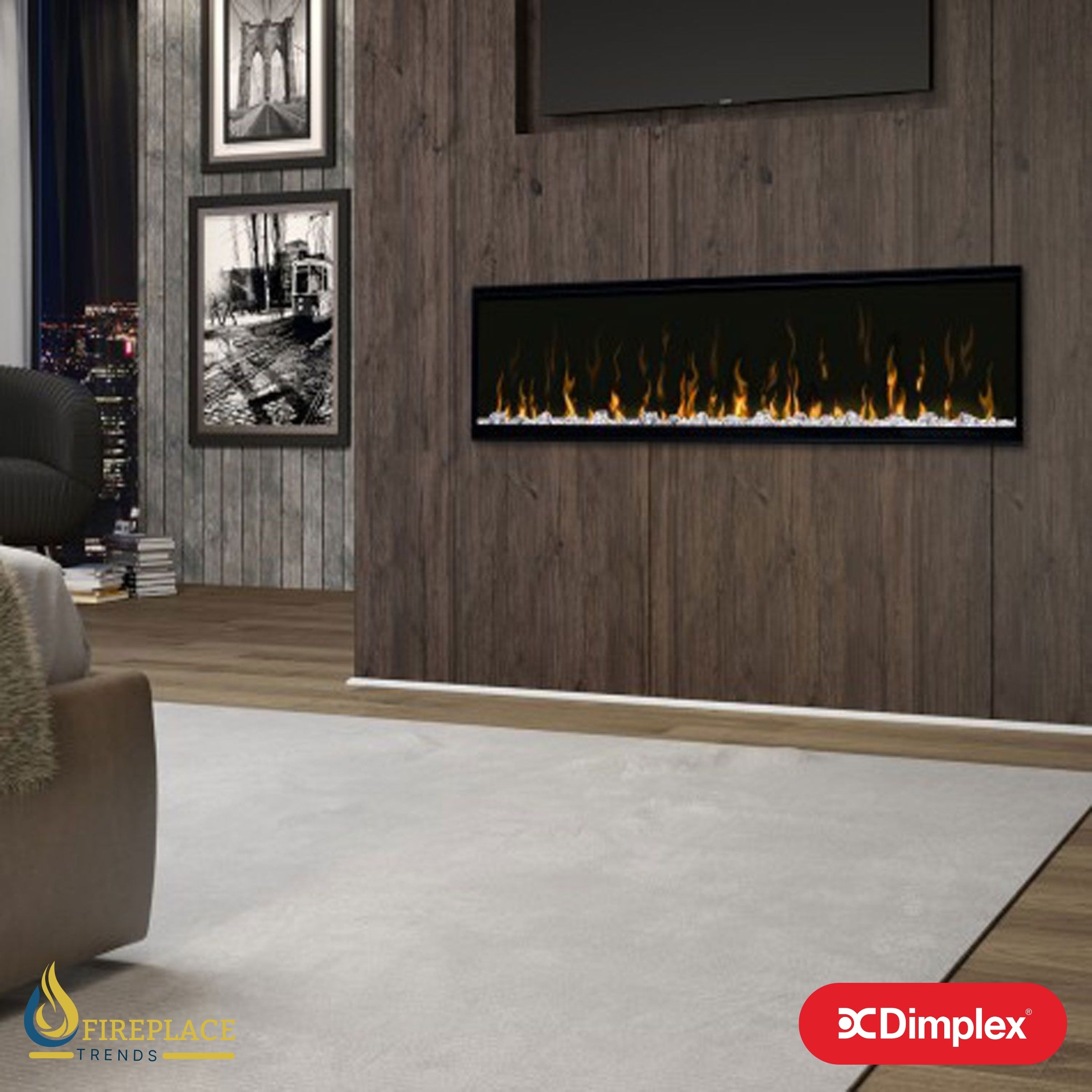 Dimplex - IgniteXL® 60" Built-in Linear Electric Fireplace - X-XLF60