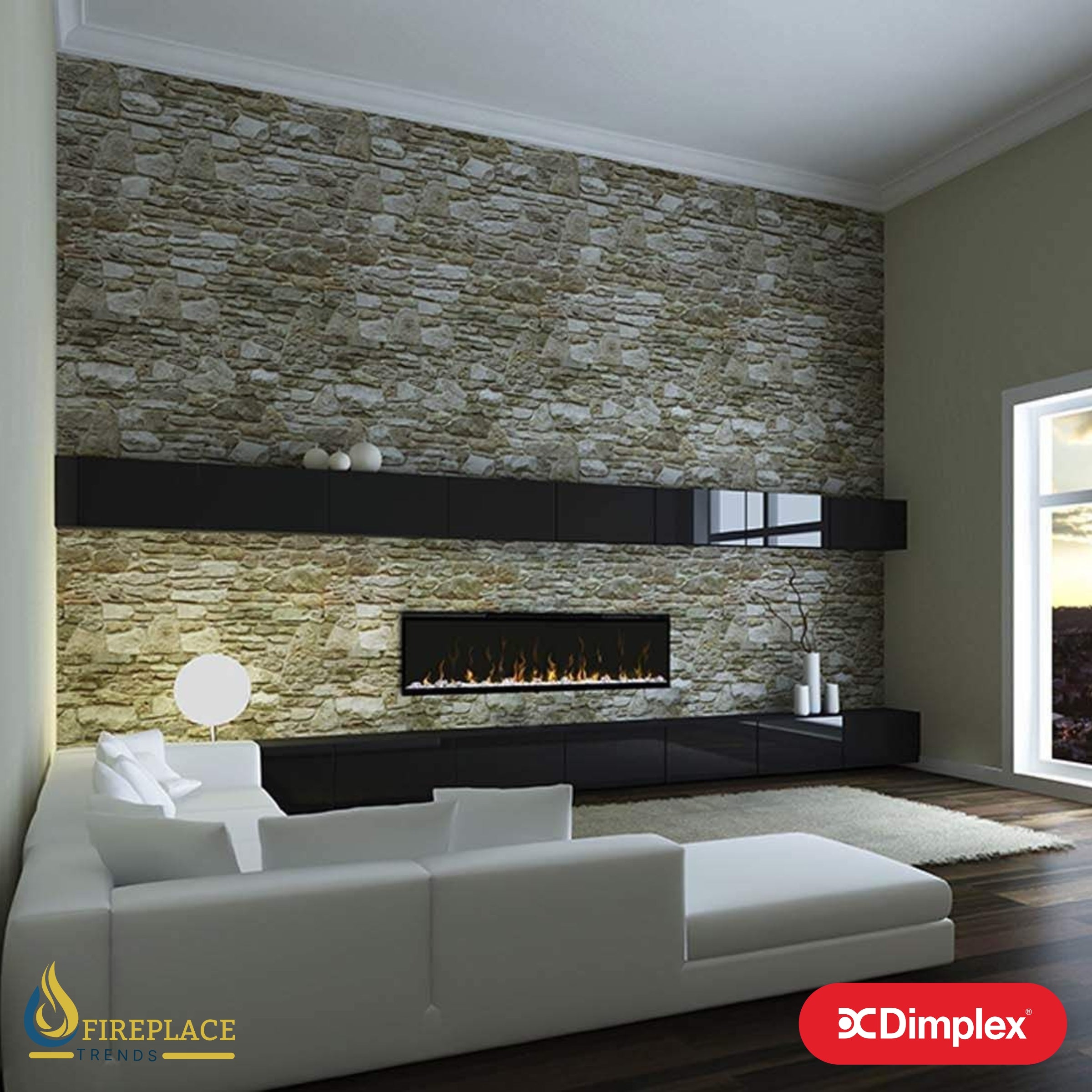 Dimplex - IgniteXL® 60" Built-in Linear Electric Fireplace - X-XLF60