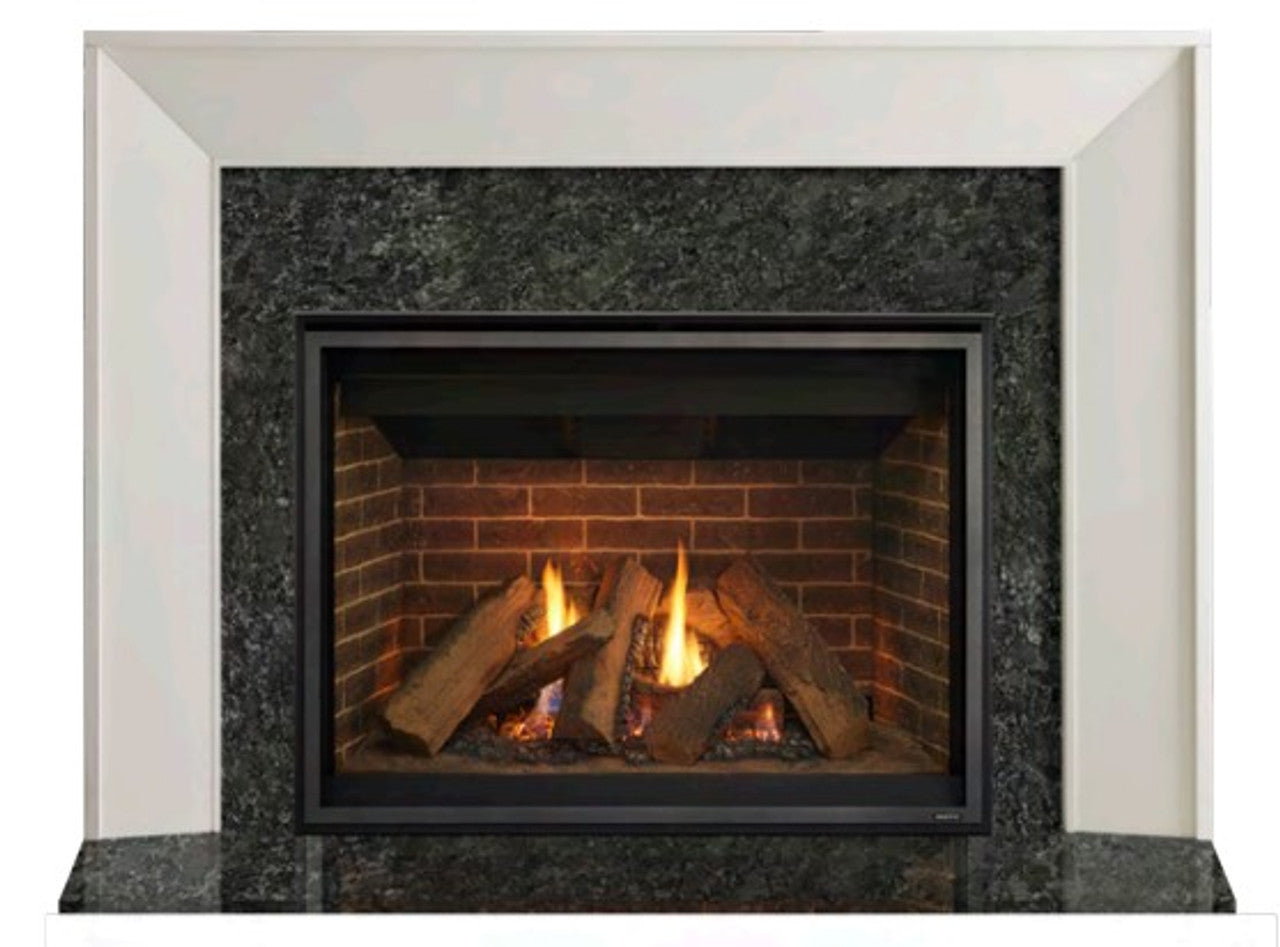 Zimmer A Primed MDF Flush Wood Mantel | Fireplace Trends