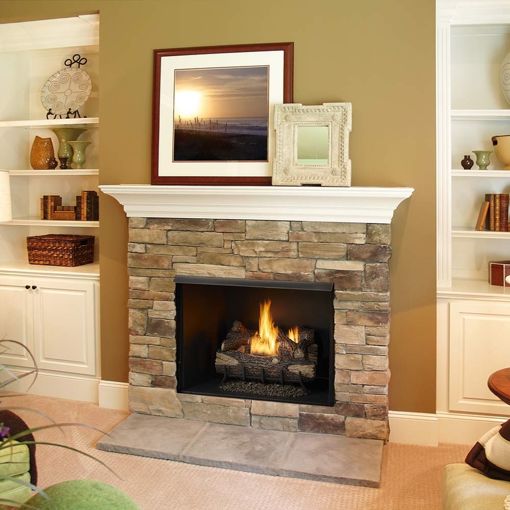 Monessen Vent-Free Gas Fireplace Set 36-In | Fireplace Trends