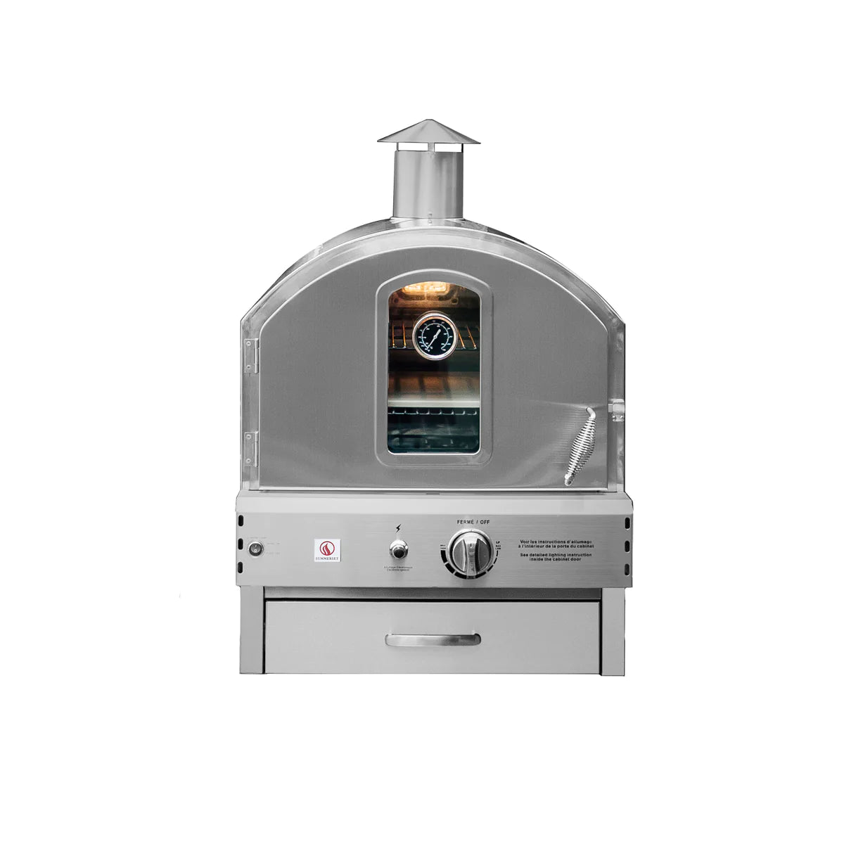 Summerset - Built-In Outdoor Pizza Oven - SS-OVBI-LP, SS-OVBI-NG