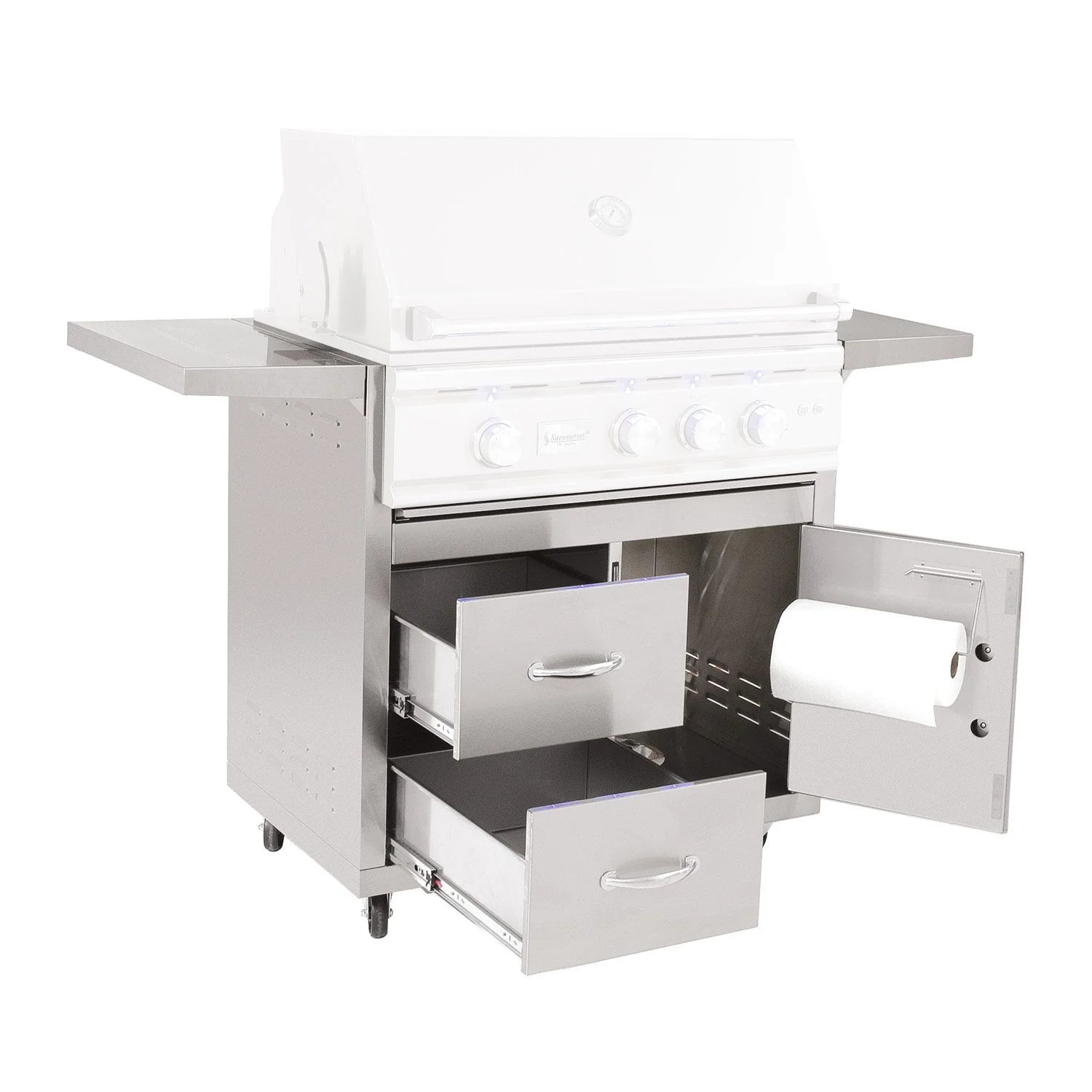 Summerset Deluxe Grill Cart For 32 Inch TRL Gas Grills - CART-TRL32-DC