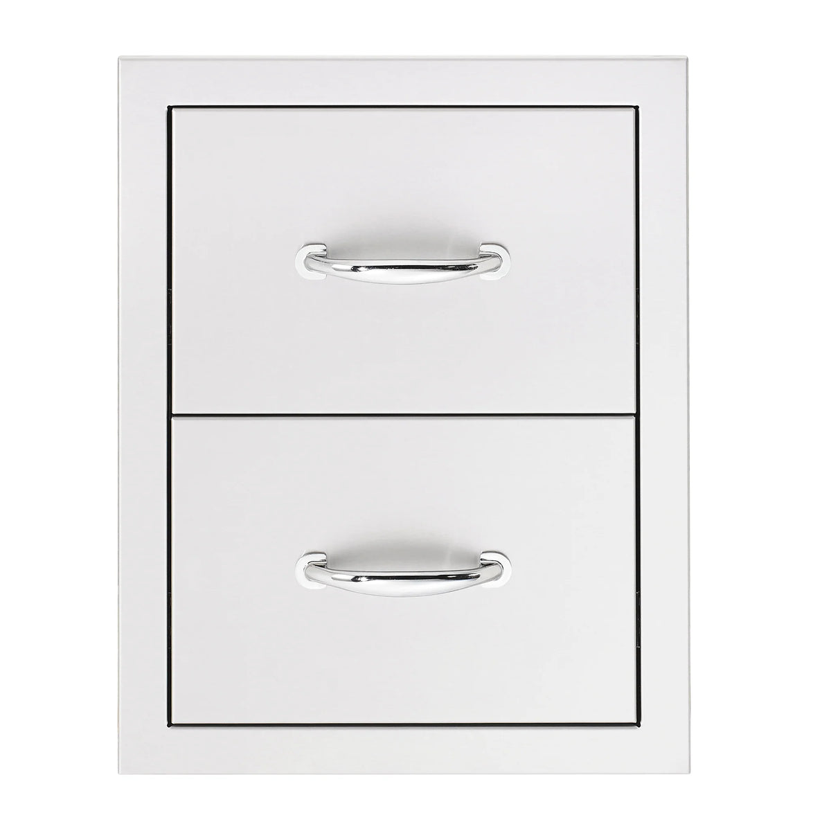 Summerset - 15" - Stainless Steel Double Access Drawer - SSDR2-17