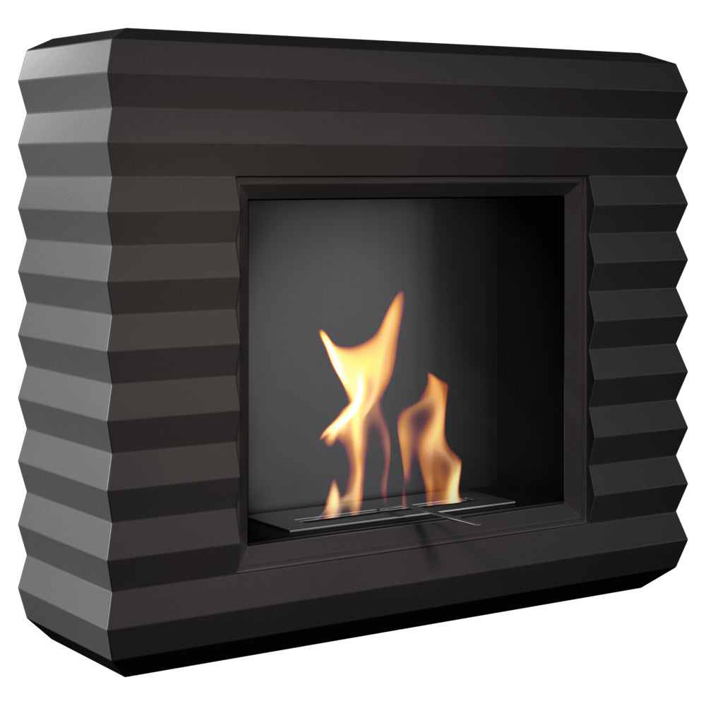Portal Bio-fireplace PINUS TÜV black - Fireplace Trends