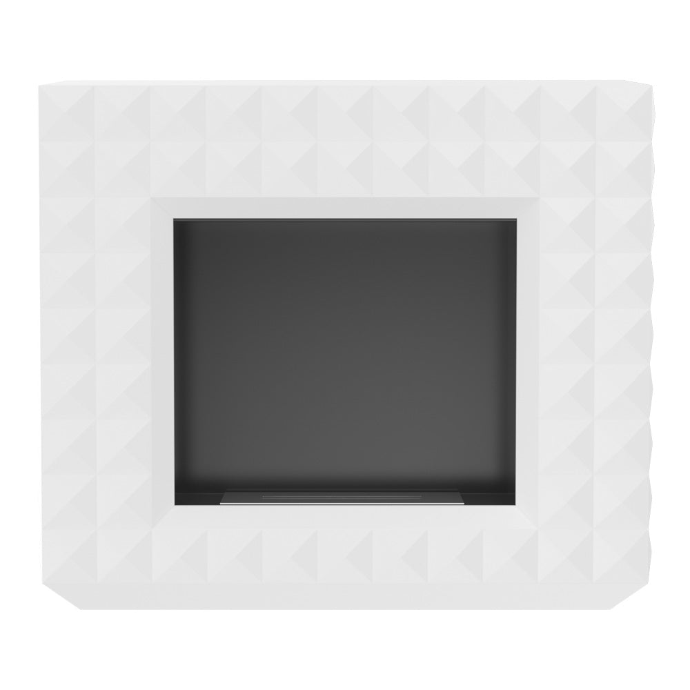 Portal bio-fireplace MILAN White - MILAN/FP/W