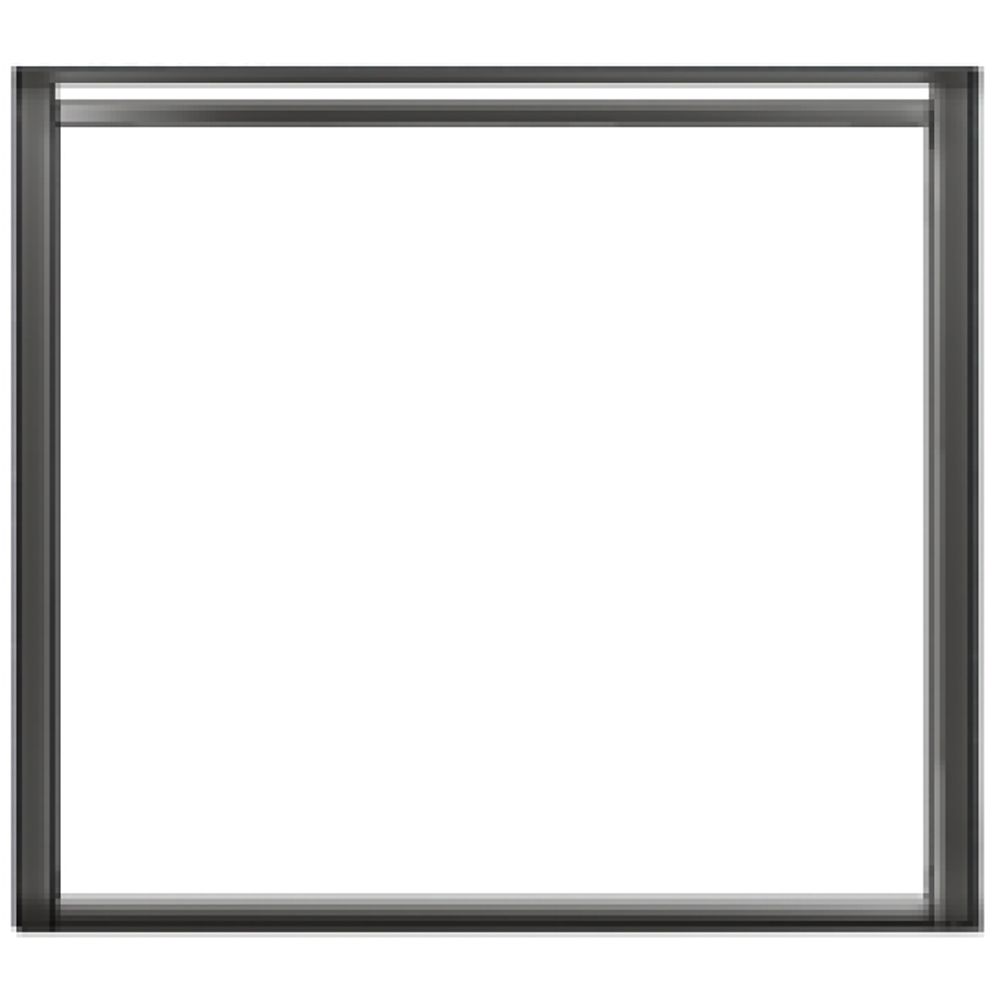 Majestic Essence Black Inside Fit Front for Meridian 42-Inch Fireplaces - ESSENCE42BK