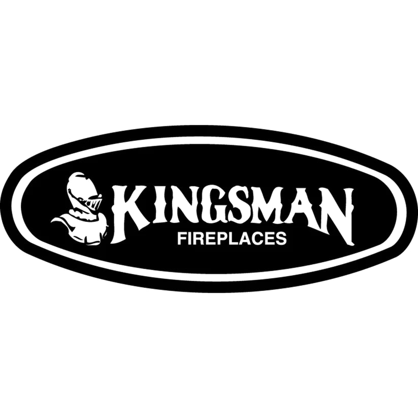 Kingsman - Door Front And Vent Lid - Charcoal With Flat Black Posts & Safety Screen F450FBL