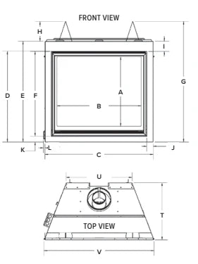 Kingsman - Surround - Hearth Mount - ZCV34S1BL