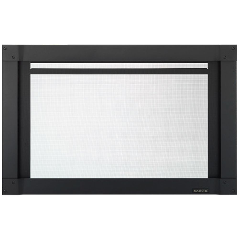 Majestic Mission Full View Black 30-Inch Screen Front for Trilliant 30-Inch Fireplace