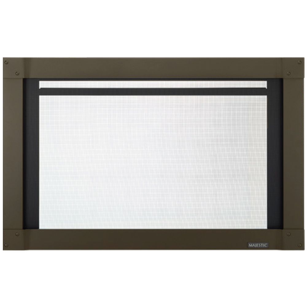 Majestic Mission Full View New Bronze 35-Inch Screen Front for Trilliant 35-Inch Fireplace
