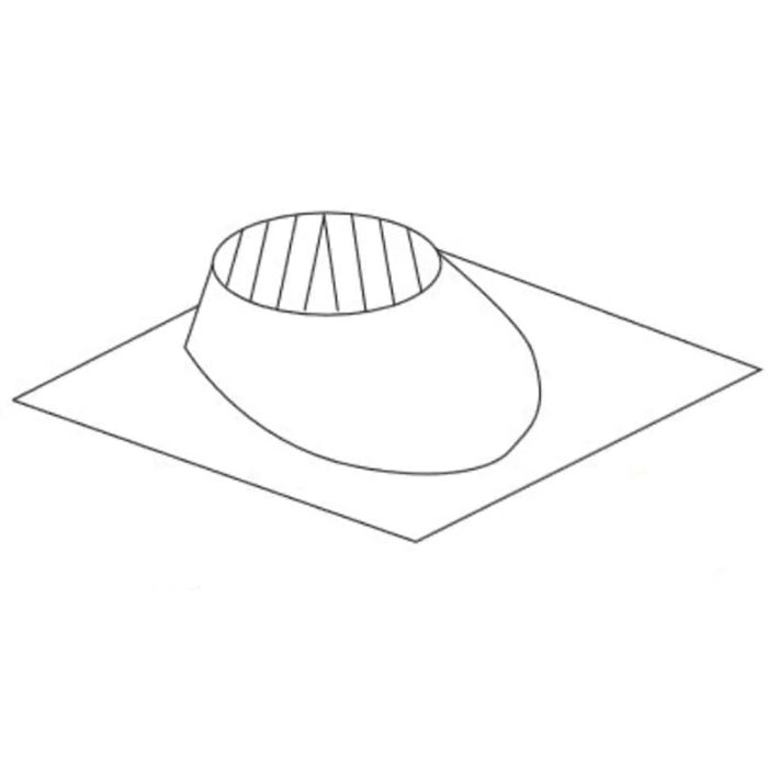 Roof flashing 0 - 6-12 pitch for SL1100 and SL400 Series Pipe