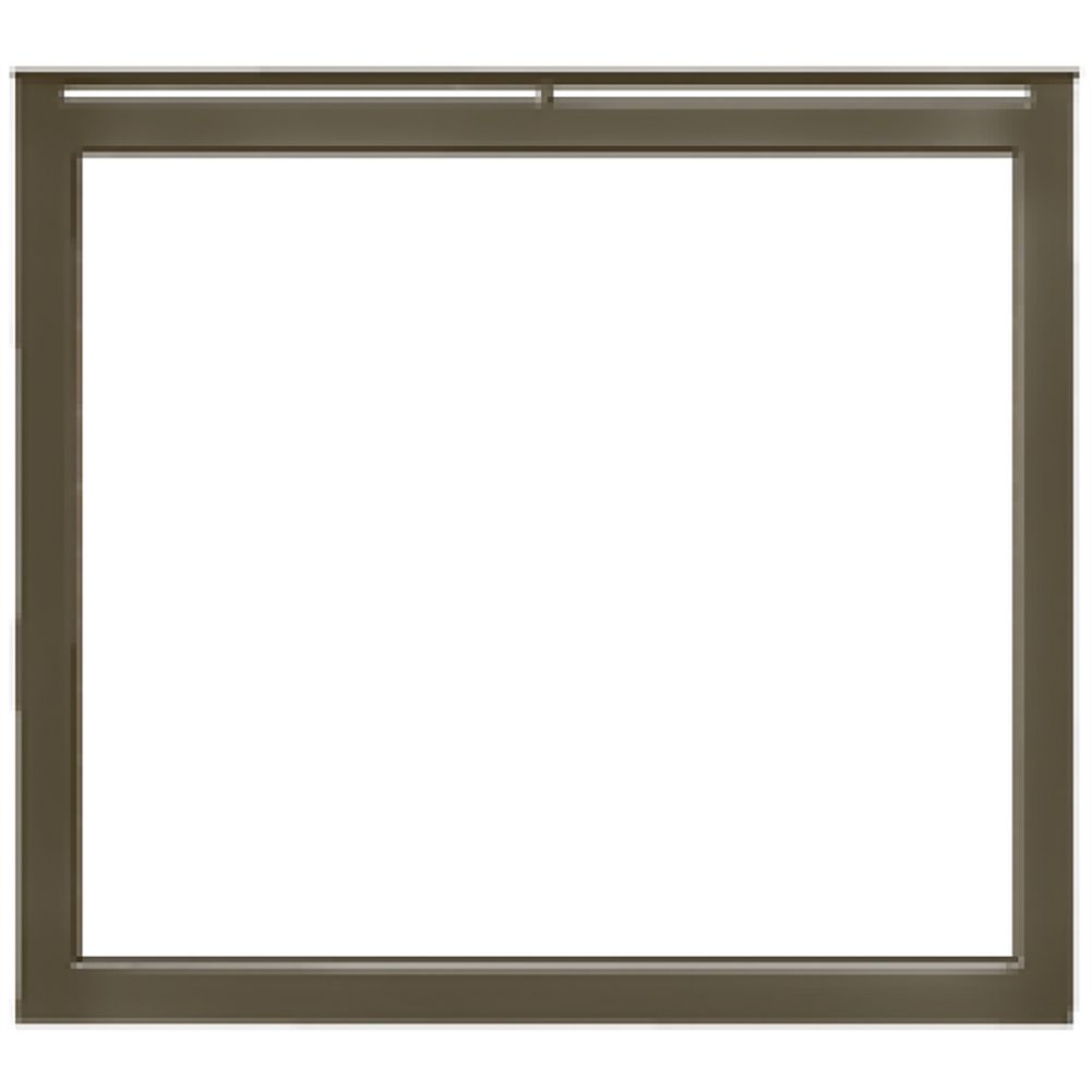 Majestic Ventura New Bronze Overlap Front for Meridian 42-Inch Fireplaces - VENTURA42NB