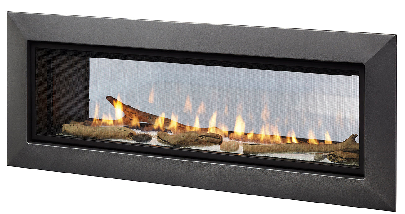 Majestic Echelon II 48 See-Through Direct Vent Linear Gas Fireplace with IntelliFire Touch Ignition System NG
