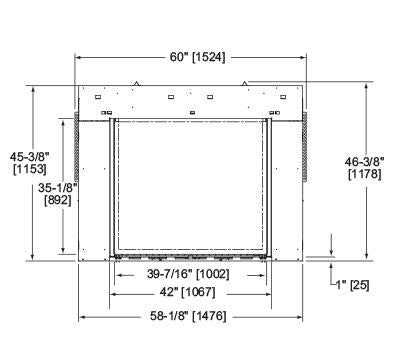 Majestic  - Marquis II 42" - Direct Vent Traditional Gas Fireplace with IntelliFire Touch ignition NG